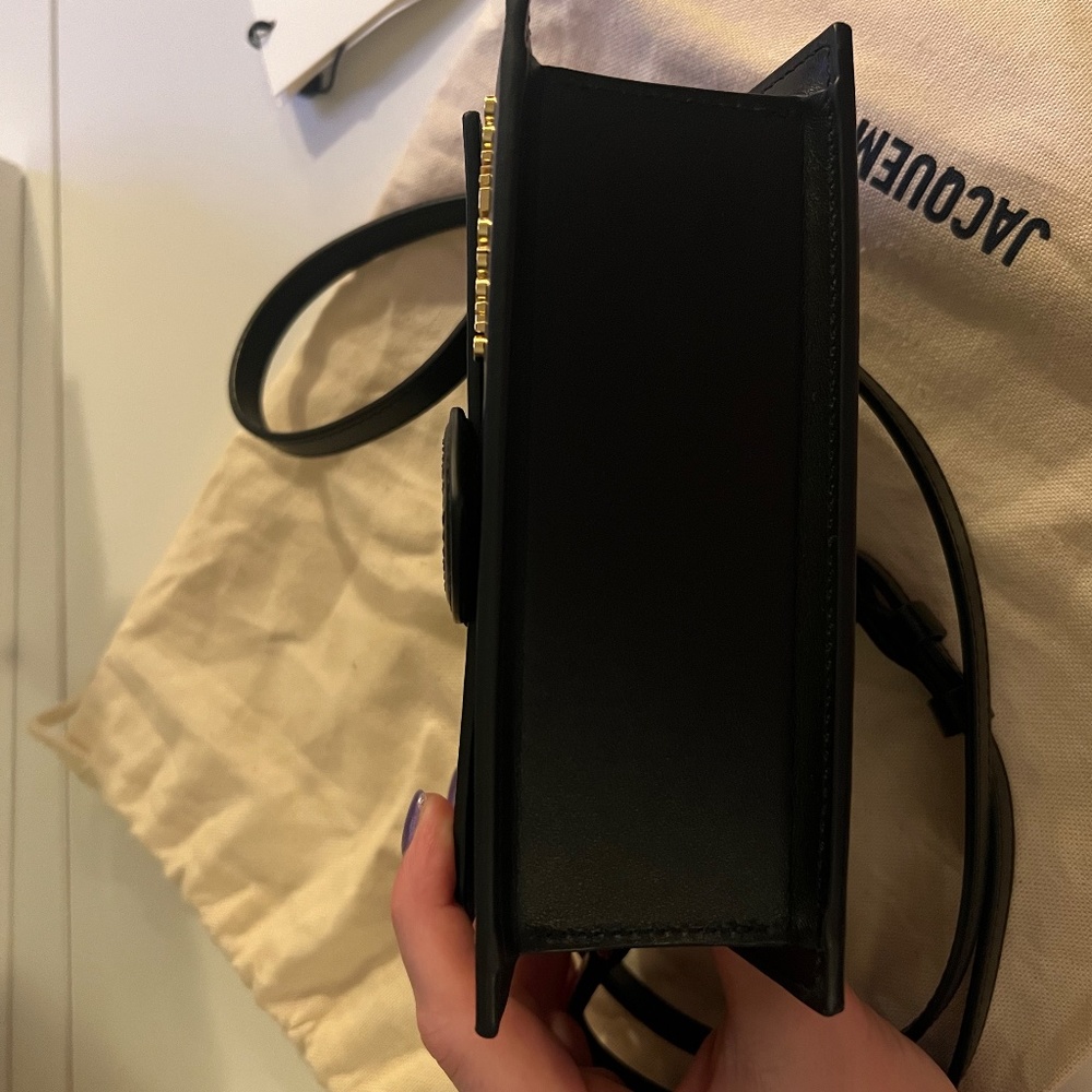 *SOLD* Jacquemus Le Bambino Black with Gold Hardware - Picture 7 of 7